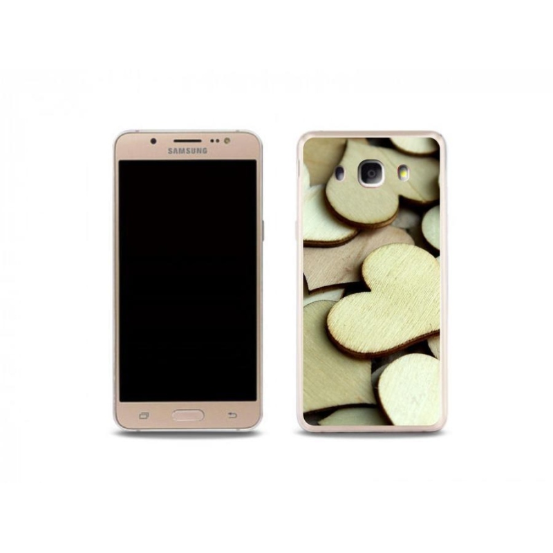 Gél borítás mmCase Samsung Galaxy J5 (2016) - fa szívek
