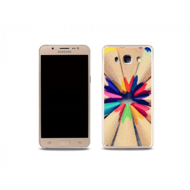 Zselés borítás mmCase Samsung Galaxy J5 (2016) - zsírkréták