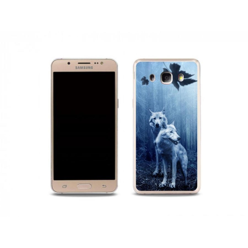 Gél borítás mmCase Samsung Galaxy J5 (2016) - farkasok az erdőben