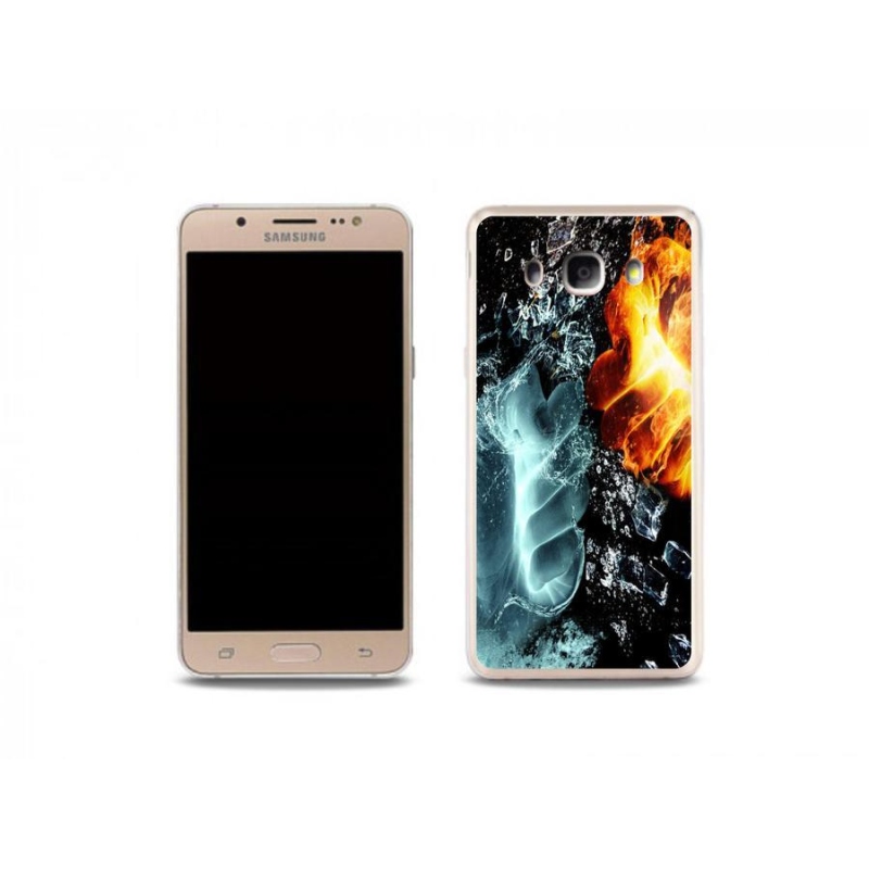 Gél borítás mmCase Samsung Galaxy J5 (2016) - víz és tűz
