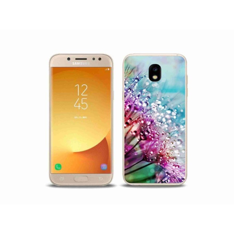 Gél borítás mmCase mobiltelefonhoz Samsung Galaxy J5 (2017) - színes virágok