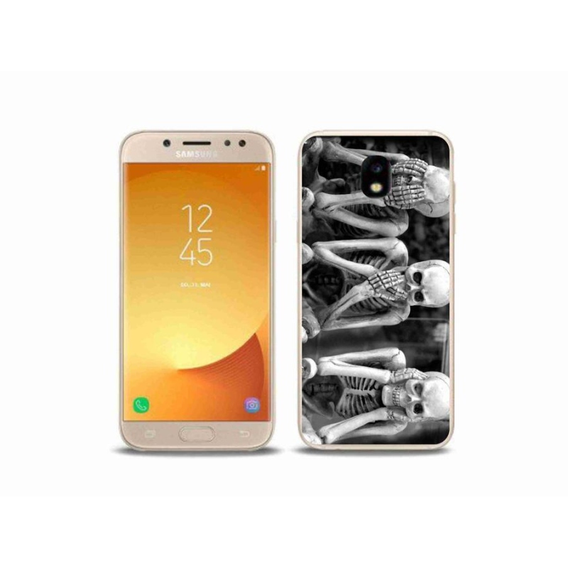 Gél borítás mmCase Samsung Galaxy J5 (2017) - csontvázakhoz