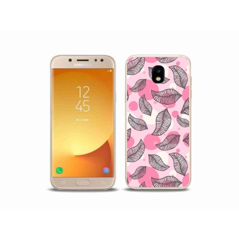 Gél borítás mmCase Samsung Galaxy J5 (2017) - rajzfilmes hulló levelek