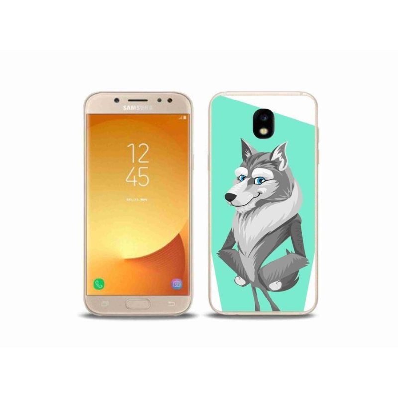 Gél borítás mmCase Samsung Galaxy J5 (2017) - rajzfilm farkashoz