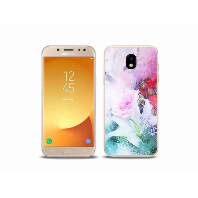 Gél borító mmCase Samsung Galaxy J5 (2017) - virágok 4