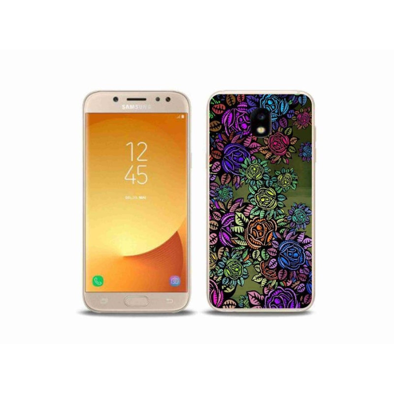 Gél borító mmCase Samsung Galaxy J5 (2017) - virágok 6