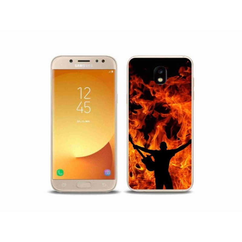 Gél borítás mmCase Samsung Galaxy J5 (2017) - zenész és tűz