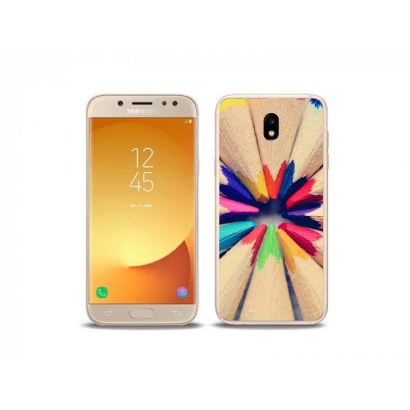 Zselés borítás mmCase Samsung Galaxy J5 (2017) - zsírkréták