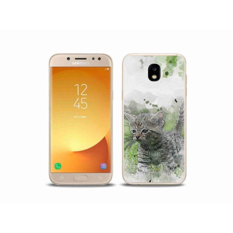 Gél borítás mmCase Samsung Galaxy J5 (2017) - aranyos cica 1