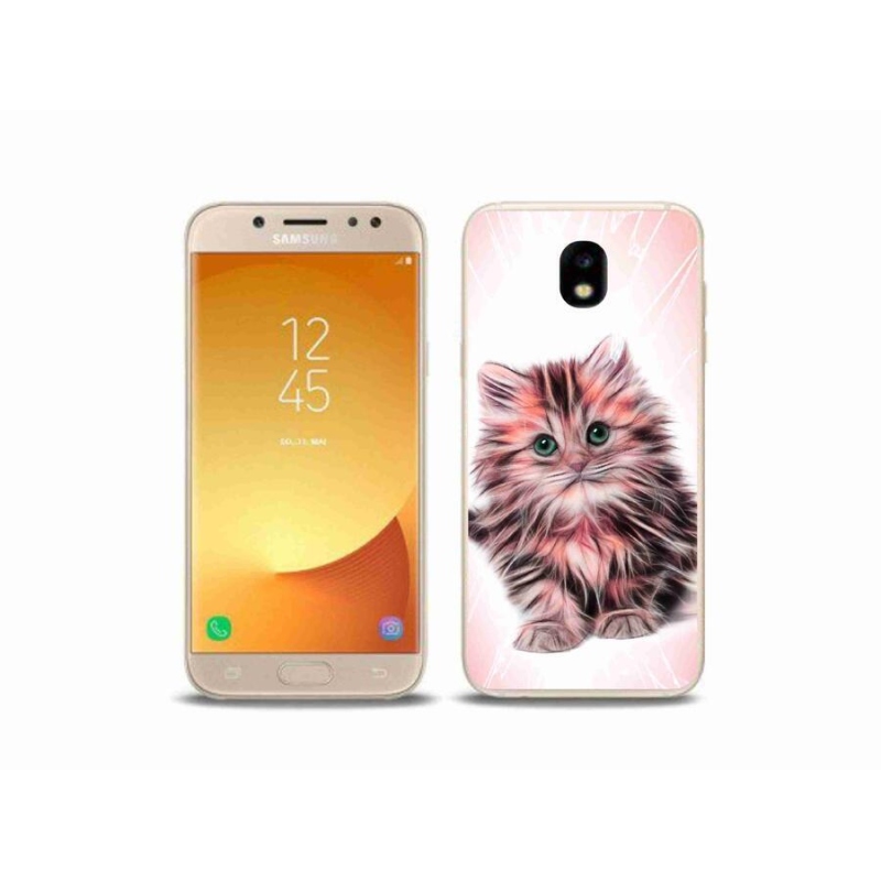 Gél borítás mmCase Samsung Galaxy J5 (2017) - aranyos cica