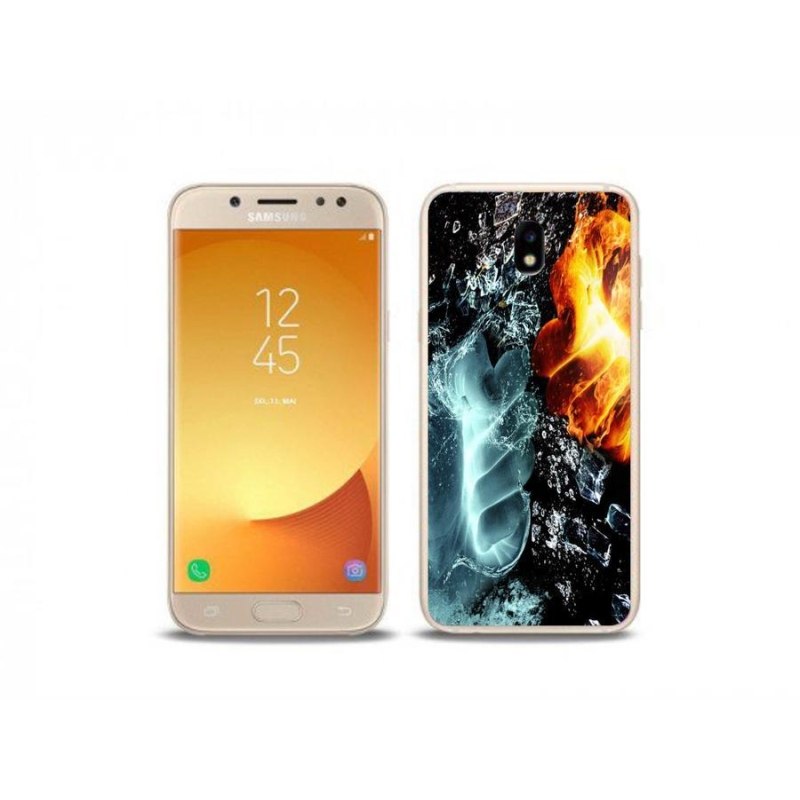 Gél borítás mmCase Samsung Galaxy J5 (2017) - víz és tűz
