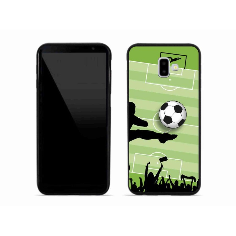 Gél borítás mmCase Samsung Galaxy J6 Plus - labdarúgó 3