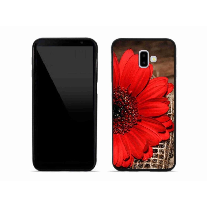 Gél borítás mmCase Samsung Galaxy J6 Plus készülékhez - gerbera