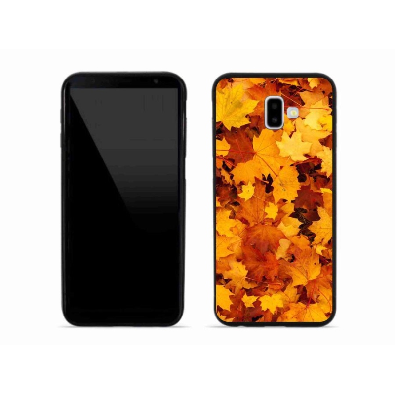 Gél borítás mmCase Samsung Galaxy J6 Plus készülékhez - juharlevelek