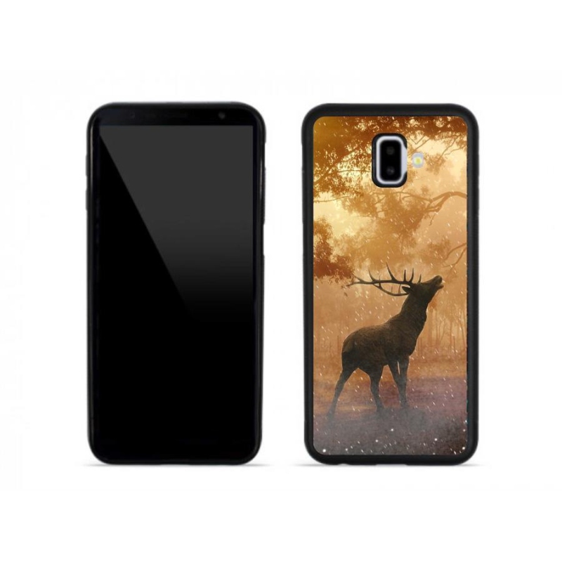 Zselés borítás mmCase Samsung Galaxy J6 Plus készülékhez - szarvas a vadászaton