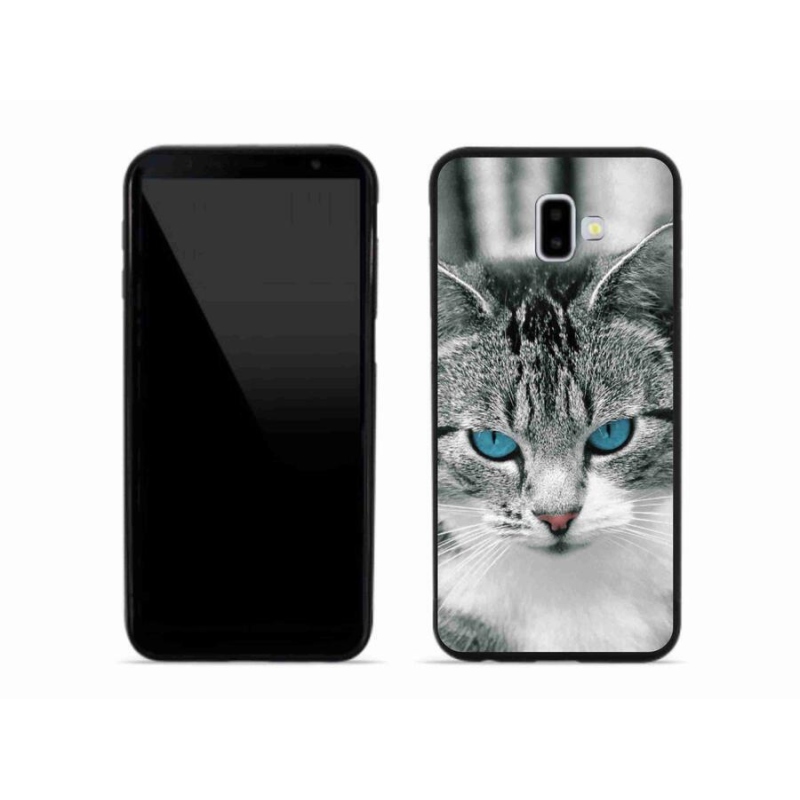 Gél borítás mmCase Samsung Galaxy J6 Plus - macskaszem 1