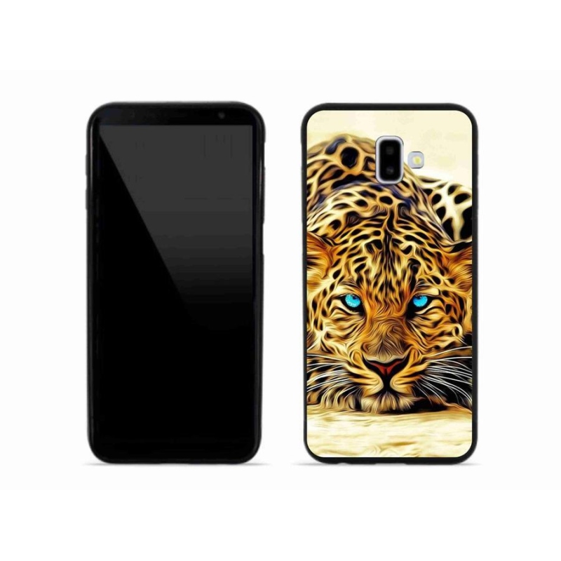 Gél védőhuzat mmCase mobiltelefonhoz Samsung Galaxy J6 Plus - rajzfilm tigris