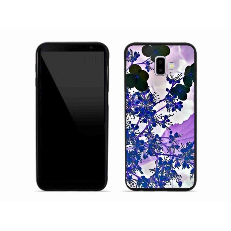 Gél borítás mmCase mobiltelefonhoz Samsung Galaxy J6 Plus - hortenziavirág