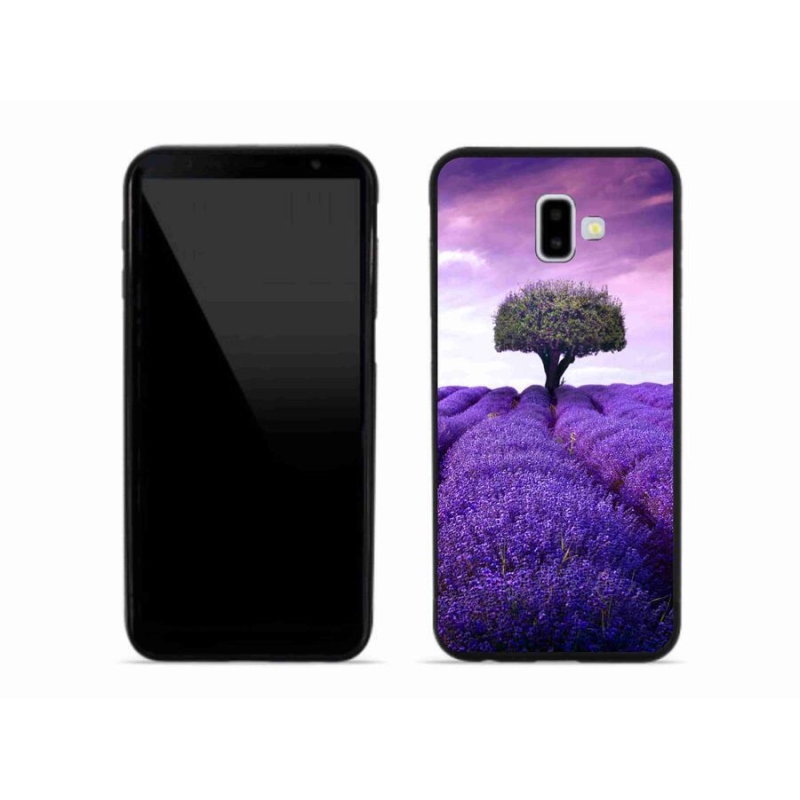 Gél védőhuzat mmCase Samsung Galaxy J6 Plus készülékhez - levendula rét