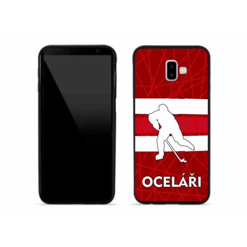 Gél borítás mmCase Samsung Galaxy J6 Plus készülékhez - Steelers
