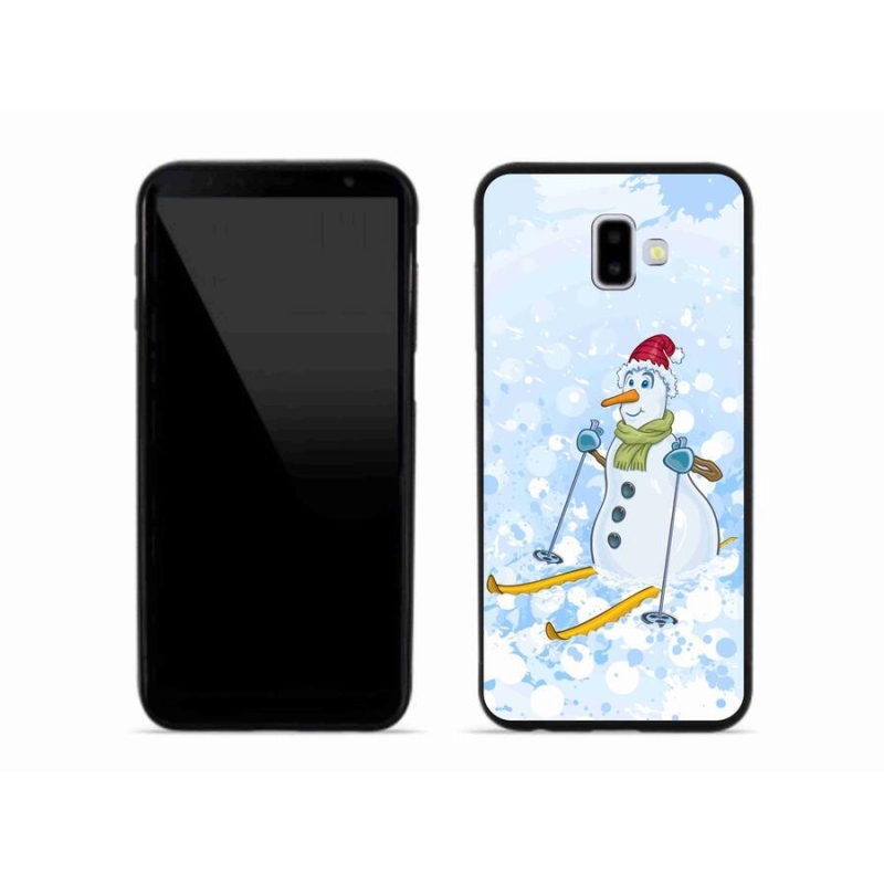 Gél borítás mmCase Samsung Galaxy J6 Plus készülékhez - hóember