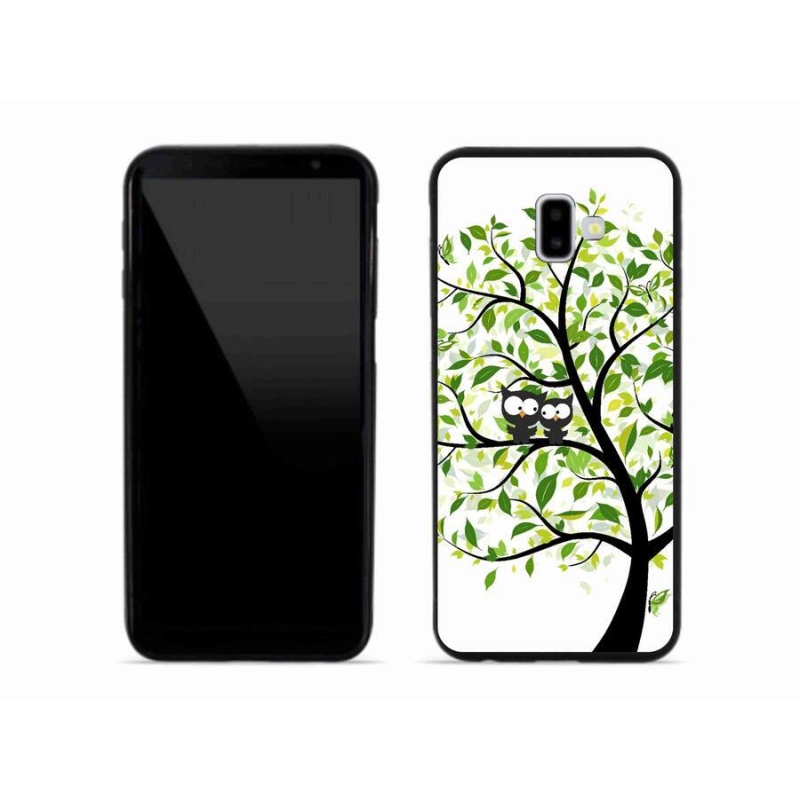 Gél borítás mmCase Samsung Galaxy J6 Plus készülékhez - baglyok a fán