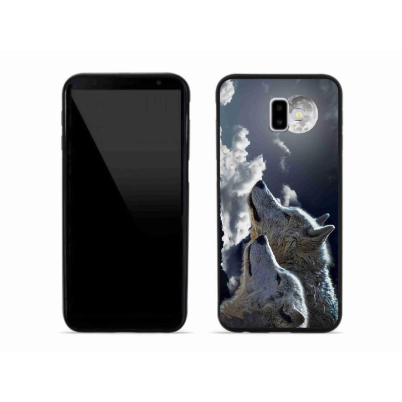 Gél borítás mmCase Samsung Galaxy J6 Plus - farkasok