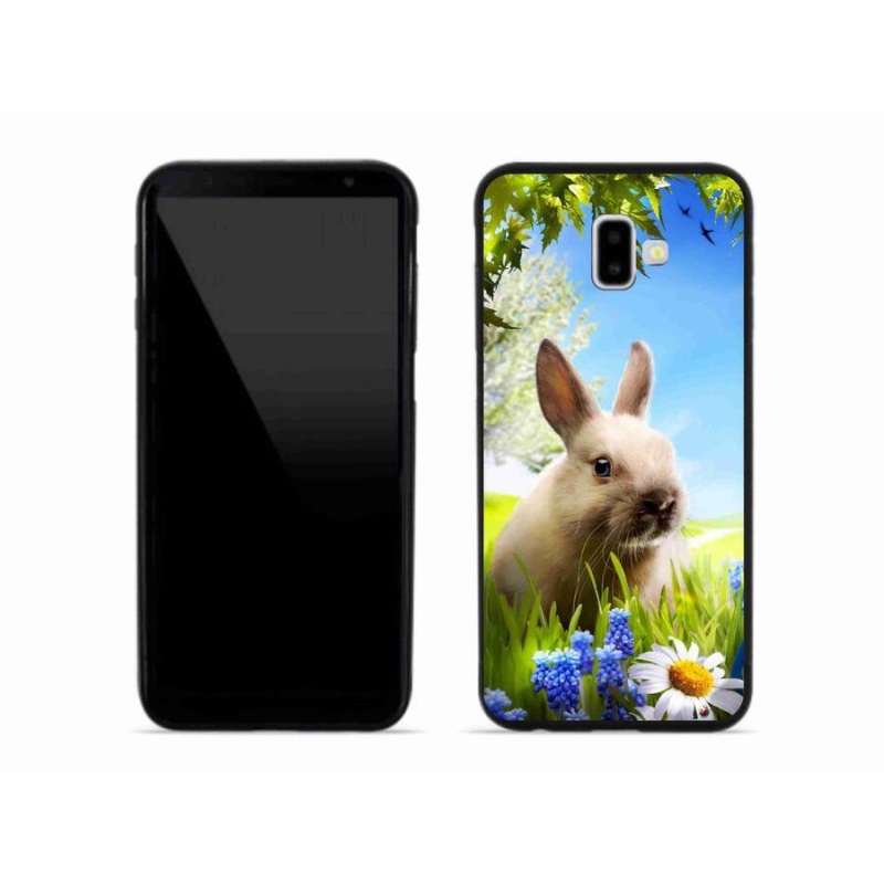Gél védőhuzat mmCase Samsung Galaxy J6 Plus készülékhez - nyuszi
