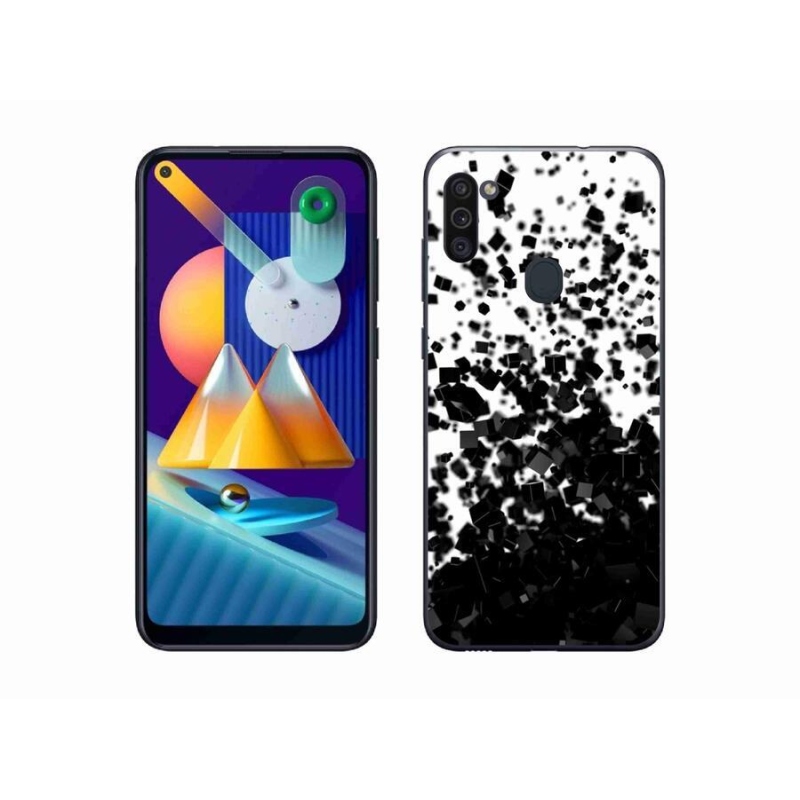 Zselés borítás mmCase Samsung Galaxy M11 készülékhez - absztrakt minta 1
