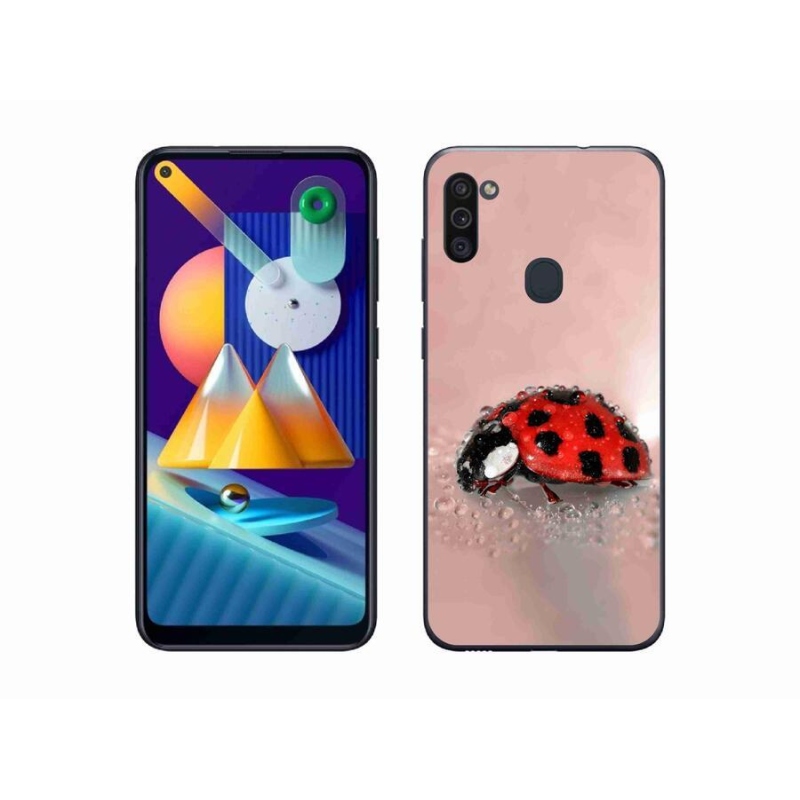 Zselés borítás mmCase Samsung Galaxy M11 készülékhez - katicabogár