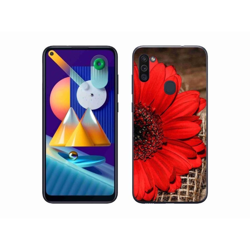 Gél borítás mmCase Samsung Galaxy M11 készülékhez - gerbera