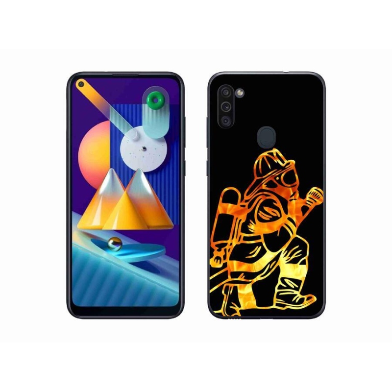Zselés borítás mmCase Samsung Galaxy M11 - tűzoltó 1