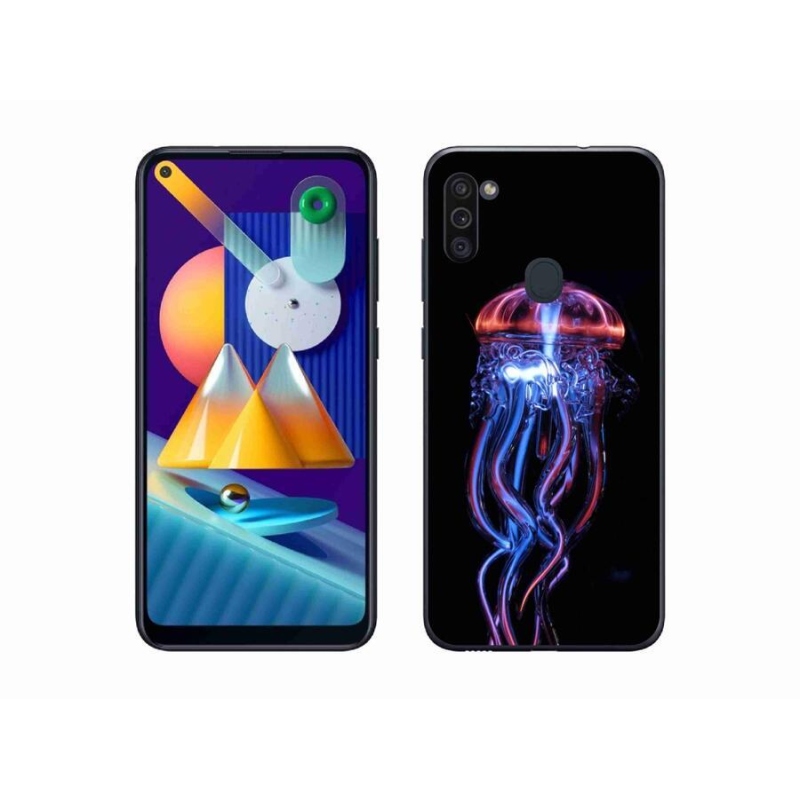 Zselés borítás mmCase Samsung Galaxy M11 készülékhez - medúza
