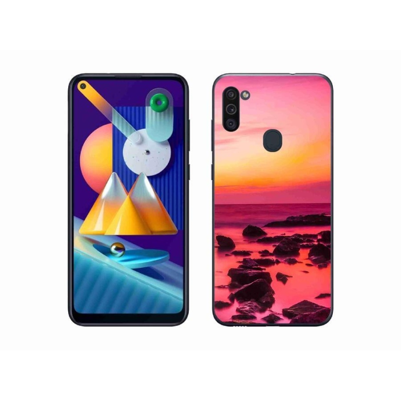Gél borítás mmCase Samsung Galaxy M11 készülékhez - tenger és ragyogás