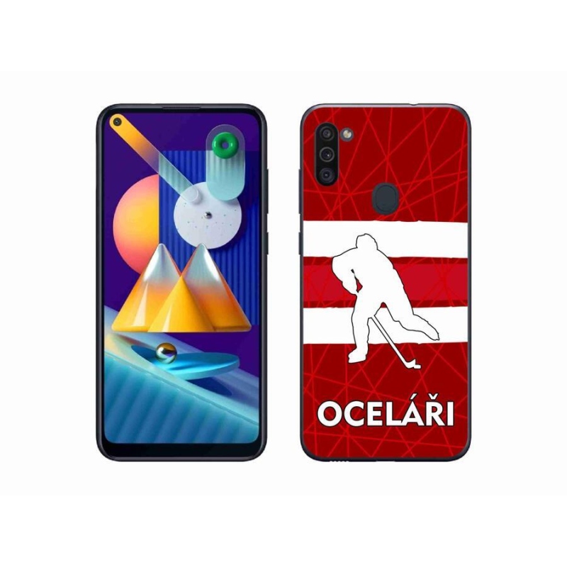 Zselés borítás mmCase Samsung Galaxy M11 - Steelers
