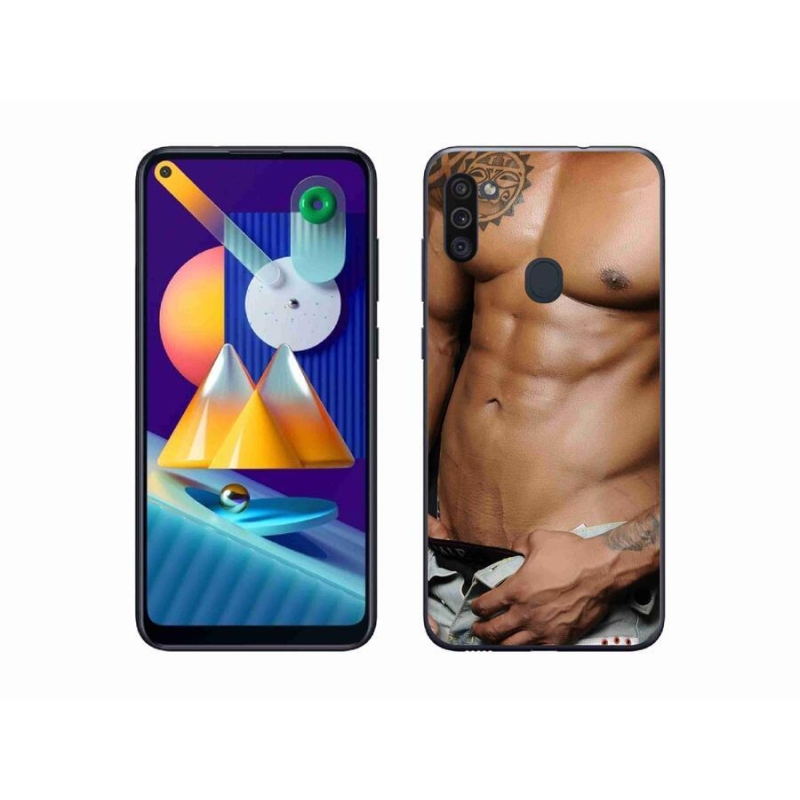 Gél borítás mmCase Samsung Galaxy M11 - szexi férfi