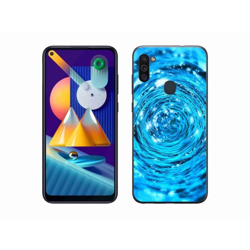 Gél borítás mmCase Samsung Galaxy M11 készülékhez - water vortex
