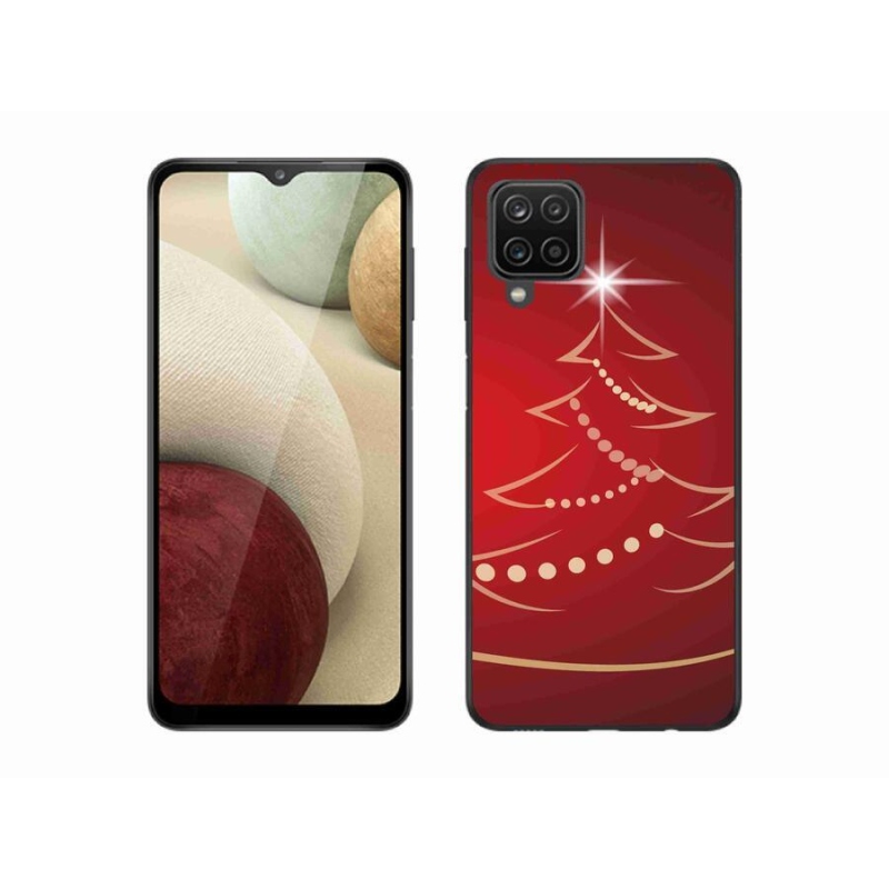 Gél borító mmCase Samsung Galaxy M12 - karácsonyfa karikatúra