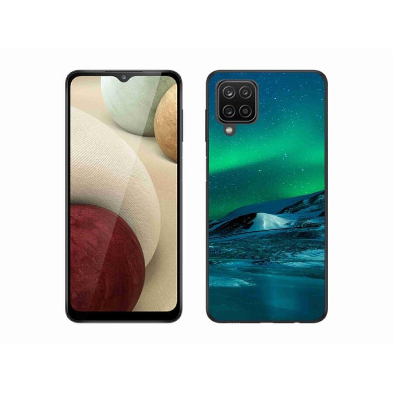 Gél borítás mmCase Samsung Galaxy M12 készülékhez - sarki fény