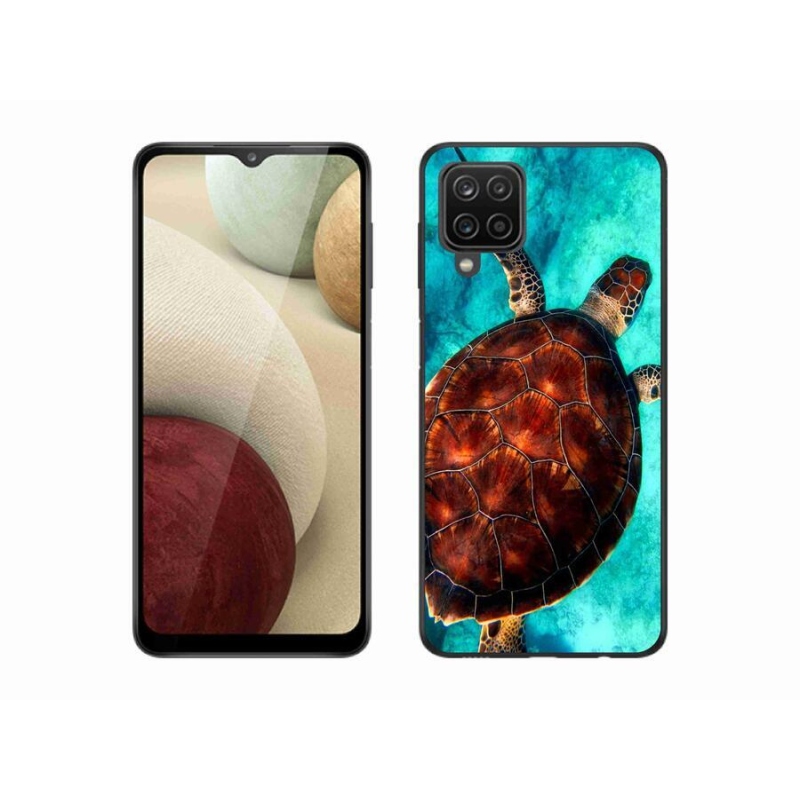 Zselés borítás mmCase Samsung Galaxy M12 - teknősbéka