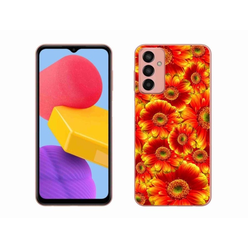Zselés borítás mmCase Samsung Galaxy M13 készülékhez - gerbera 1