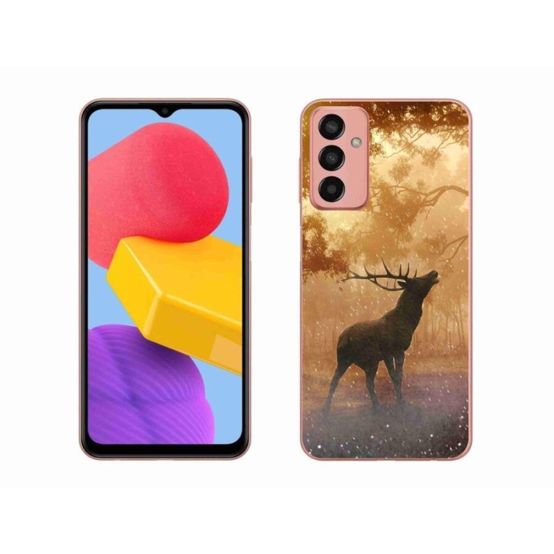 Zselés borítás mmCase Samsung Galaxy M13 készülékhez - szarvas a vadászaton