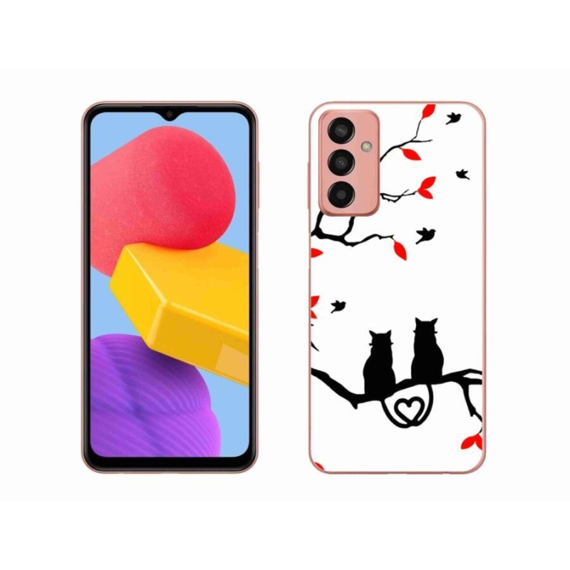 Gél borítás mmCase Samsung Galaxy M13 készülékhez - macskaszerelem