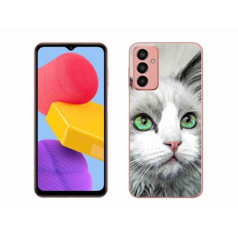 Gél borítás mmCase Samsung Galaxy M13 készülékhez - macskaszem
