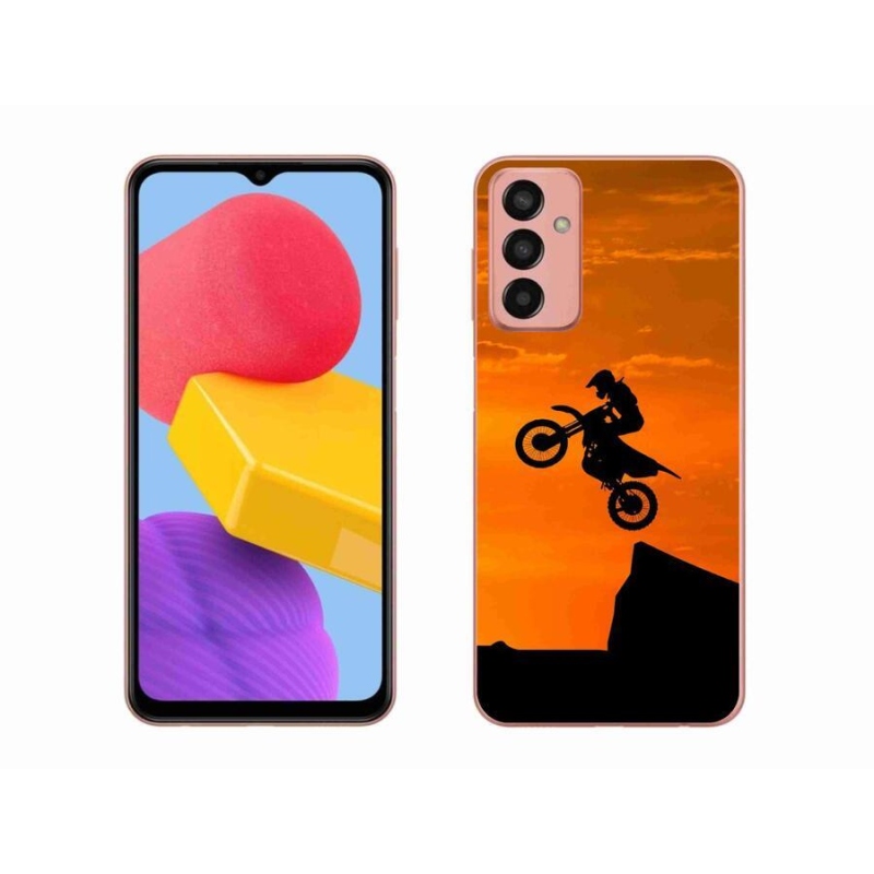 Zselés borítás mmCase Samsung Galaxy M13 készülékhez - motocross