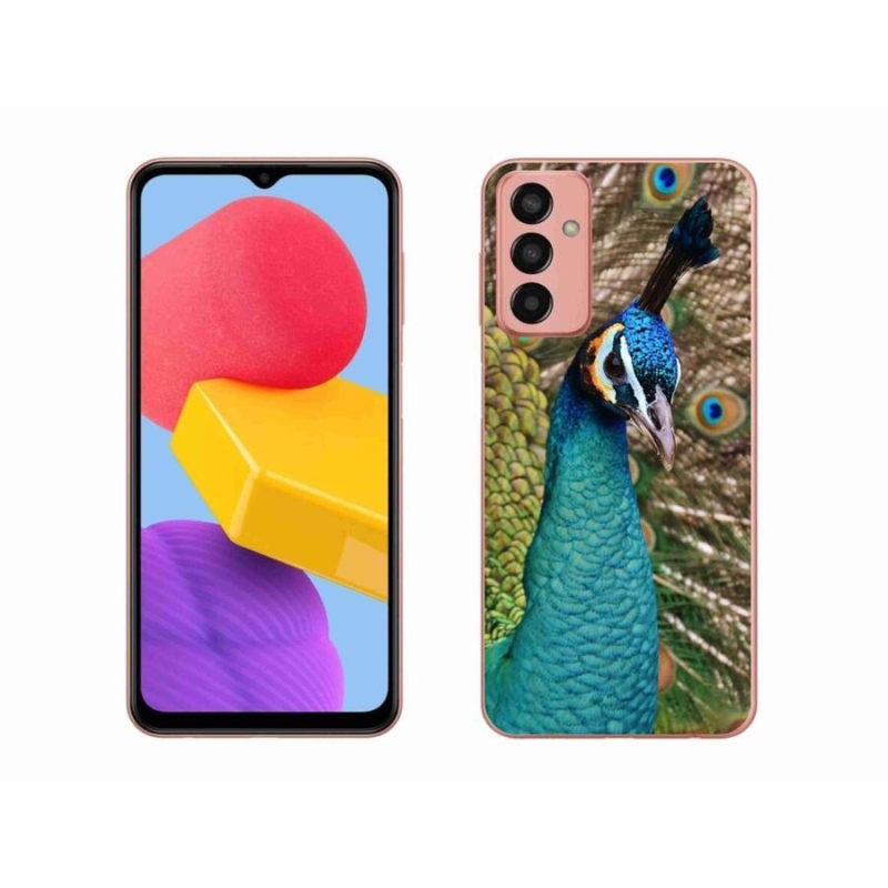 Gél védőhuzat mmCase Samsung Galaxy M13 készülékhez - páva