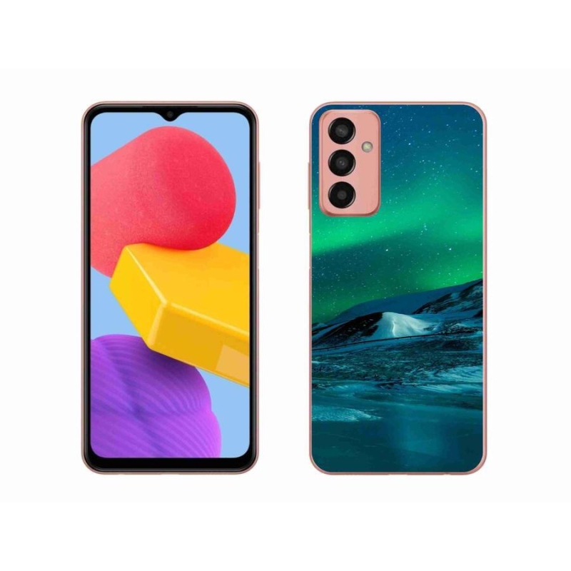 Gél borítás mmCase Samsung Galaxy M13 készülékhez - sarki fény