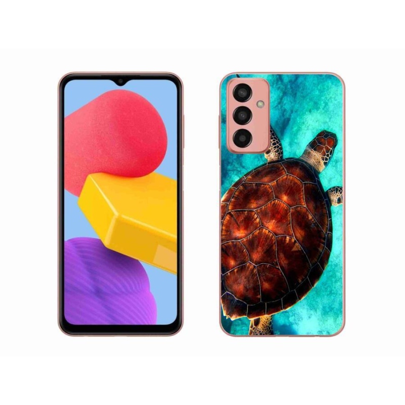 Gél védőhuzat mmCase Samsung Galaxy M13 készülékhez - teknősbéka