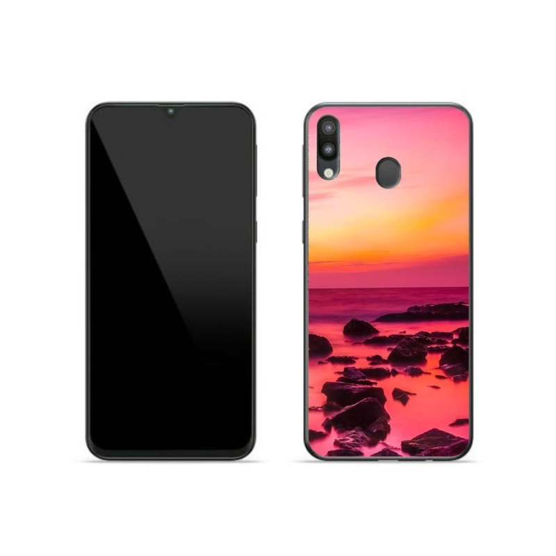 Gél borítás mmCase Samsung Galaxy M20 készülékhez - tenger és ragyogás