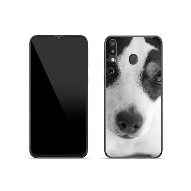 Zselés borítás mmCase Samsung Galaxy M20 készülékhez - kutya
